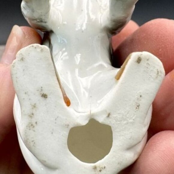 Vintage Ceramic Boston Terrier Bulldog Figurine Dog Statue - Picture 5 of 5